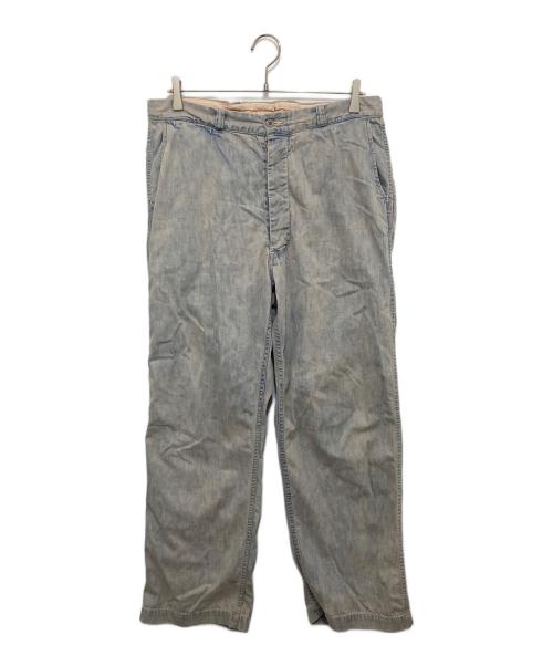 A.PRESSE（アプレッセ）A.PRESSE (アプレッセ) ブリーチ ウォッシュド デニムパンツ 23SAP-04-41M インディゴ サイズ:3の古着・服飾アイテム