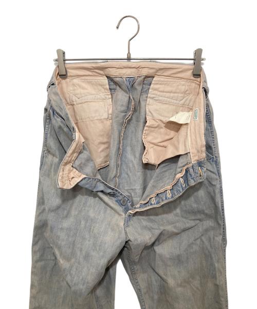 A.PRESSE（アプレッセ）A.PRESSE (アプレッセ) ブリーチ ウォッシュド デニムパンツ 23SAP-04-41M インディゴ サイズ:3の古着・服飾アイテム