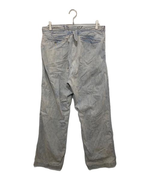 A.PRESSE（アプレッセ）A.PRESSE (アプレッセ) ブリーチ ウォッシュド デニムパンツ 23SAP-04-41M インディゴ サイズ:3の古着・服飾アイテム