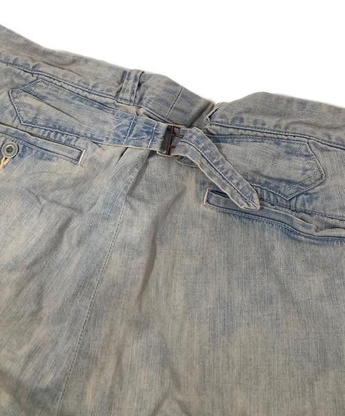 A.PRESSE（アプレッセ）A.PRESSE (アプレッセ) ブリーチ ウォッシュド デニムパンツ 23SAP-04-41M インディゴ サイズ:3の古着・服飾アイテム