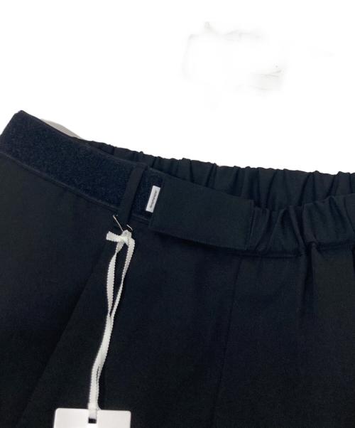 Graphpaper（グラフペーパー）Graphpaper (グラフペーパー) SCALE OFF WOOL WIDE CHEF PANTS（スケールオフウールワイドシェフパンツ）GM233-40173B ブラック サイズ:Fの古着・服飾アイテム