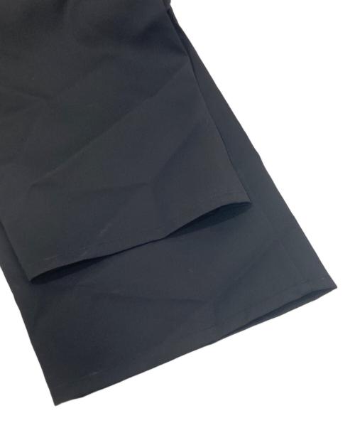 Graphpaper（グラフペーパー）Graphpaper (グラフペーパー) SCALE OFF WOOL WIDE CHEF PANTS（スケールオフウールワイドシェフパンツ）GM233-40173B ブラック サイズ:Fの古着・服飾アイテム