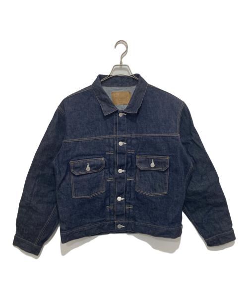 VANQUISH ORIGINALS（ヴァンキッシュ オリジナルズ）VANQUISH ORIGINALS (ヴァンキッシュ オリジナルズ) TYPEⅡ RIGID DENIM TRUCKER JACKET　タイプⅡリジットデニムトラッカージャケット　VOJ002 インディゴ サイズ:46の古着・服飾アイテム