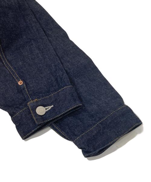 VANQUISH ORIGINALS（ヴァンキッシュ オリジナルズ）VANQUISH ORIGINALS (ヴァンキッシュ オリジナルズ) TYPEⅡ RIGID DENIM TRUCKER JACKET　タイプⅡリジットデニムトラッカージャケット　VOJ002 インディゴ サイズ:46の古着・服飾アイテム