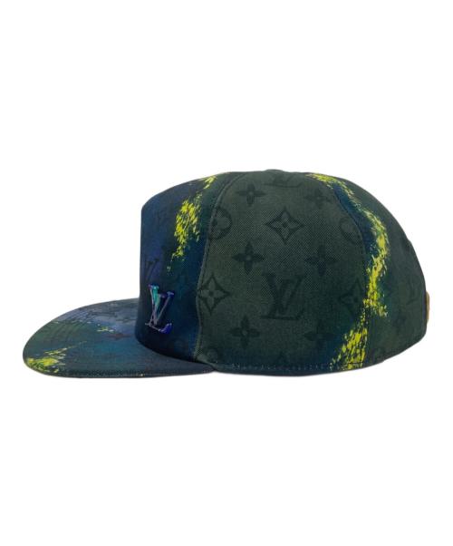 LOUIS VUITTON（ルイ ヴィトン）LOUIS VUITTON (ルイ ヴィトン) タイダイ モノグラム キャップ　MP3024 ネイビーの古着・服飾アイテム
