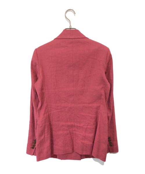 BRUNELLO CUCINELLI（ブルネロクチネリ）BRUNELLO CUCINELLI (ブルネロクチネリ) リネン混テーラードジャケット ピンク サイズ:40の古着・服飾アイテム