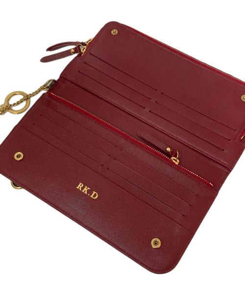 LOUIS VUITTON（ルイ ヴィトン）LOUIS VUITTON (ルイ ヴィトン) ポルトフォイユ アンソリット　モノグラム　M66702 ブラウン× ルビーの古着・服飾アイテム