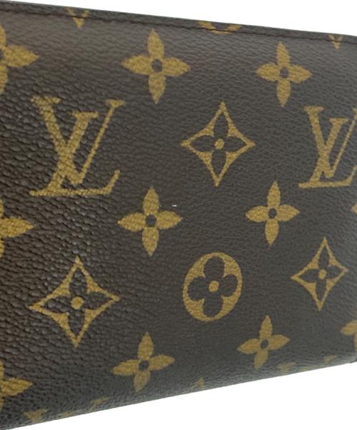 LOUIS VUITTON（ルイ ヴィトン）LOUIS VUITTON (ルイ ヴィトン) ポルトフォイユ アンソリット　モノグラム　M66702 ブラウン× ルビーの古着・服飾アイテム