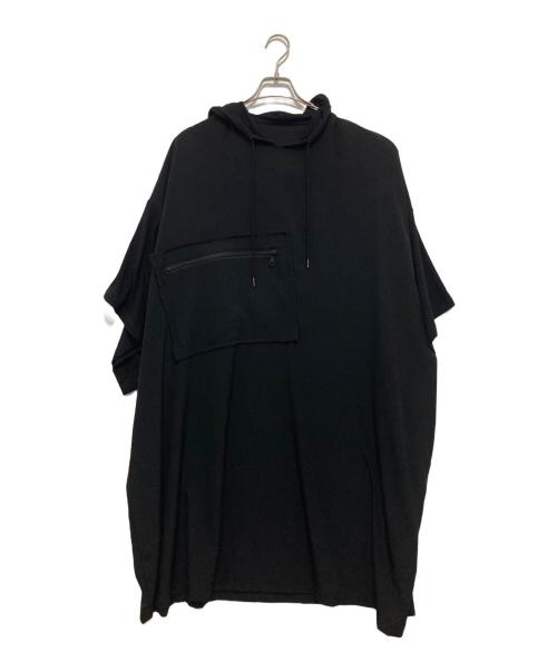 GROUND Y（グラウンドワイ）GROUND Y (グラウンドワイ) フーディーワンピース ブラック サイズ:3の古着・服飾アイテム
