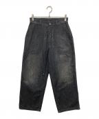 Maison Margielaメゾンマルジェラ）の古着「25SS ディストレストジーンズ　S50KA0693 M30025」｜ブラック