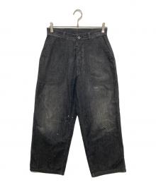 Maison Margiela（メゾンマルジェラ）の古着「25SS ディストレストジーンズ　S50KA0693 M30025」｜ブラック
