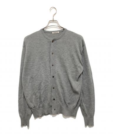 オーラリー　XLサイズ　カシミヤハードツイストニットカーディガン 22年 オーラリーHARD TWIST CASHMERE KNIT CARDIGAN