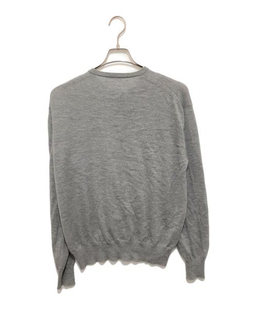 AURALEE（オーラリー）AURALEE (オーラリー) 25SS HARD TWIST CASHMERE KNIT CARDIGAN（ハードツイストカシミヤニットカーディガン）A25SC01CT グレー サイズ:4の古着・服飾アイテム