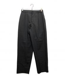 ATON（エイトン）の古着「WOOL TROPICAL TAPERED PANTS（ウールトロピカルテーパードパンツ）PRAGCW0700 / スラックス」｜グレー