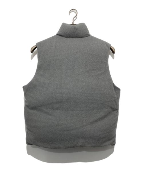 AURALEE（オーラリー）AURALEE (オーラリー) BRUSHED ALPACA WOOL DOWN VEST　ブラッシュドアルパカウールダウンベスト　24AW　A24AV02AS　 グレー サイズ:4の古着・服飾アイテム