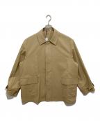 AURALEEオーラリー）の古着「FINX HARD TWIST GABARDINE BLOUSON（フィンクスハードツイストギャバジンブルゾン）A23SB02FB」｜ブラウン