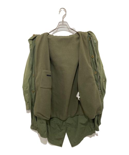 HELMUT LANG（ヘルムートラング）HELMUT LANG (ヘルムートラング) ライナー付きモッズコート　本人期 オリーブ サイズ:38の古着・服飾アイテム