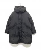 MM6 Maison Margielaエムエムシックスメゾンマルジェラ）の古着「フーデッドダウンコート」｜ブラック