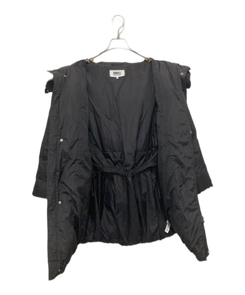 MM6 Maison Margiela（エムエムシックスメゾンマルジェラ）MM6 Maison Margiela (エムエムシックスメゾンマルジェラ) フーデッドダウンコート ブラック サイズ:14（kidsサイズ）の古着・服飾アイテム