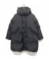 MM6 Maison Margiela（エムエムシックスメゾンマルジェラ）の古着「フーデッドダウンコート」｜ブラック