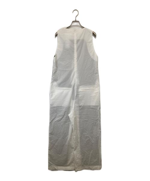 MM6 Maison Margiela（エムエムシックスメゾンマルジェラ）MM6 Maison Margiela (エムエムシックスメゾンマルジェラ) サロペット　バイカラー　オールインワン　S52FP0033 S47294 ブラック サイズ:38の古着・服飾アイテム