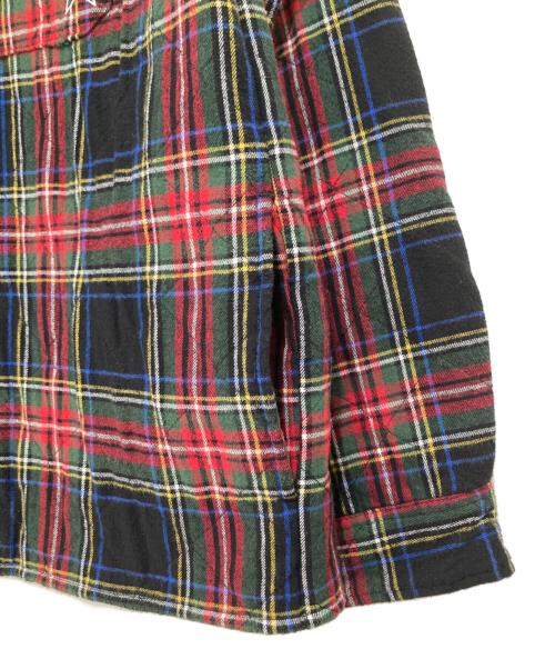 SUPREME（シュプリーム）SUPREME (シュプリーム) Quilted Plaid Flannel Shirt(キルテッドフランネルシャツ) 21FW レッド サイズ:Sの古着・服飾アイテム