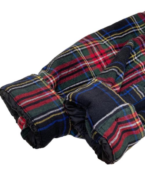 SUPREME（シュプリーム）SUPREME (シュプリーム) Quilted Plaid Flannel Shirt(キルテッドフランネルシャツ) 21FW レッド サイズ:Sの古着・服飾アイテム