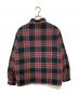 SUPREME (シュプリーム) Quilted Plaid Flannel Shirt(キルテッドフランネルシャツ) 21FW レッド サイズ:S：13000円