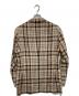 BEAMS F (ビームスエフ)  EASY MARZOTTO リネンチェックテーラードジャケット　21-16-0177-015 ブラウン サイズ:50：16000円