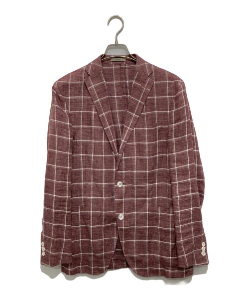 BOGLIOLI（ボリオリ）BOGLIOLI (ボリオリ) テーラードジャケット　T2902E ピンク サイズ:50の古着・服飾アイテム