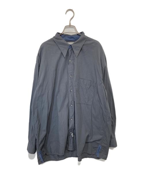 Marvine Pontiak Shirt Makers（マーヴィンポンティアックシャツメイカーズ）Marvine Pontiak Shirt Makers (マーヴィンポンティアックシャツメイカーズ) 長袖シャツ　MPSM-1913S グレー サイズ:ONE SIZEの古着・服飾アイテム