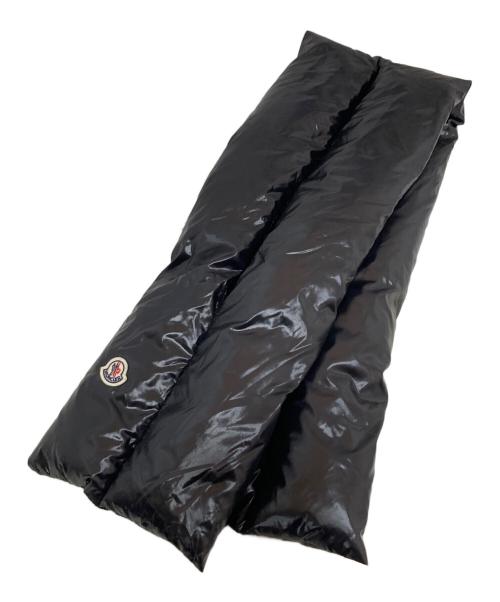 MONCLER（モンクレール）MONCLER (モンクレール) ロゴダウンマフラー　スヌード　　D20930010700 ブラックの古着・服飾アイテム