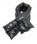 MONCLER (モンクレール) ロゴダウンマフラー　スヌード　　D20930010700 ブラック：23000円