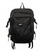 PRADAプラダ）の古着「VZ0055 バックパック ブラック ナイロン サフィアーノ TESSUTO MONTAGN」｜ブラック