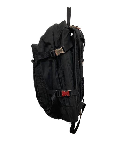 PRADA（プラダ）PRADA (プラダ) VZ0055 バックパック ブラック ナイロン サフィアーノ TESSUTO MONTAGN ブラックの古着・服飾アイテム