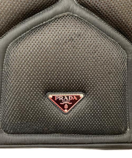 PRADA（プラダ）PRADA (プラダ) VZ0055 バックパック ブラック ナイロン サフィアーノ TESSUTO MONTAGN ブラックの古着・服飾アイテム
