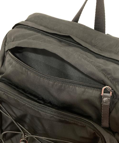 PRADA（プラダ）PRADA (プラダ) VZ0055 バックパック ブラック ナイロン サフィアーノ TESSUTO MONTAGN ブラックの古着・服飾アイテム