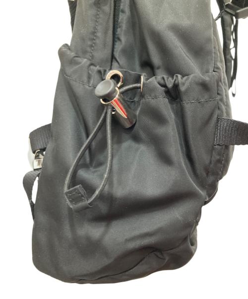 PRADA（プラダ）PRADA (プラダ) VZ0055 バックパック ブラック ナイロン サフィアーノ TESSUTO MONTAGN ブラックの古着・服飾アイテム