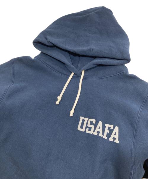 WAREHOUSE（ウエアハウス）WAREHOUSE (ウエアハウス) USAFA　プリントパーカー　PRINTED FOODIE lot 484 ネイビー サイズ:Sの古着・服飾アイテム