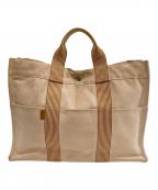 HERMESエルメス）の古着「ニューフールトゥトートMM」｜アイボリー