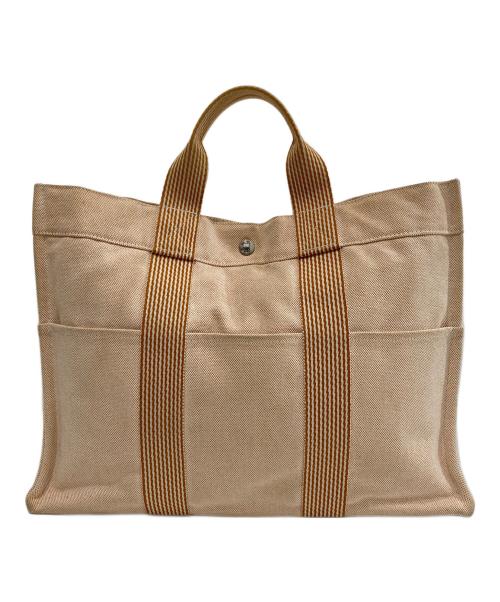 HERMES（エルメス）HERMES (エルメス) ニューフールトゥトートMM アイボリーの古着・服飾アイテム