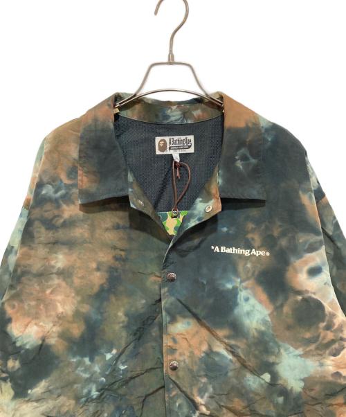 A BATHING APE（ア ベイシング エイプ）A BATHING APE (ア ベイシング エイプ) タイダイ柄ナイロンジャケット ネイビー サイズ:XLの古着・服飾アイテム