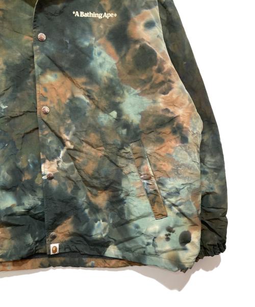 A BATHING APE（ア ベイシング エイプ）A BATHING APE (ア ベイシング エイプ) タイダイ柄ナイロンジャケット ネイビー サイズ:XLの古着・服飾アイテム