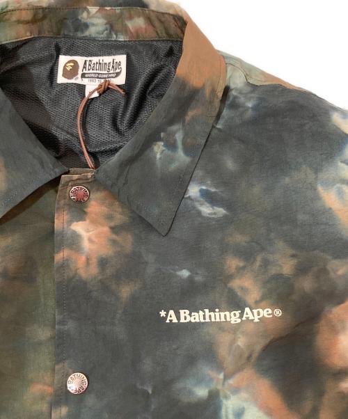 A BATHING APE（ア ベイシング エイプ）A BATHING APE (ア ベイシング エイプ) タイダイ柄ナイロンジャケット ネイビー サイズ:XLの古着・服飾アイテム