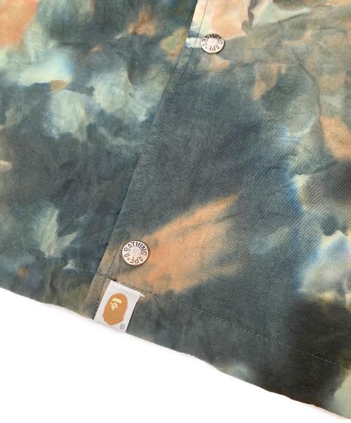 A BATHING APE（ア ベイシング エイプ）A BATHING APE (ア ベイシング エイプ) タイダイ柄ナイロンジャケット ネイビー サイズ:XLの古着・服飾アイテム
