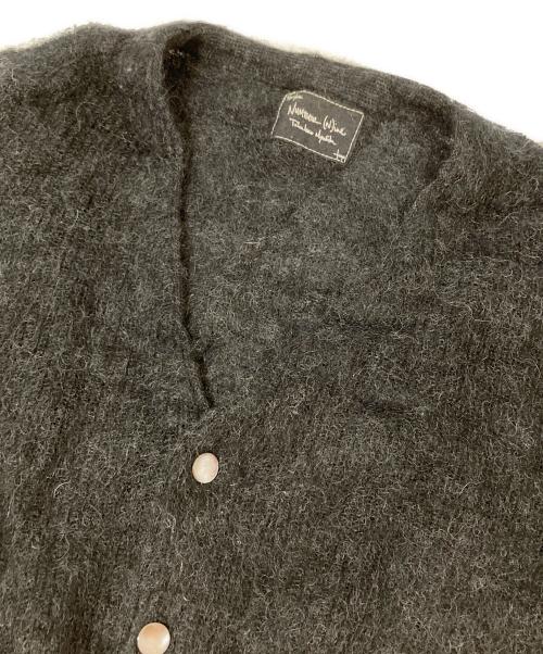 NUMBER (N)INE（ナンバーナイン）NUMBER (N)INE (ナンバーナイン) 05AW THE HIGH STREETS期 / アーカイブ ウールナイロンカーディガン ブラック サイズ:2の古着・服飾アイテム