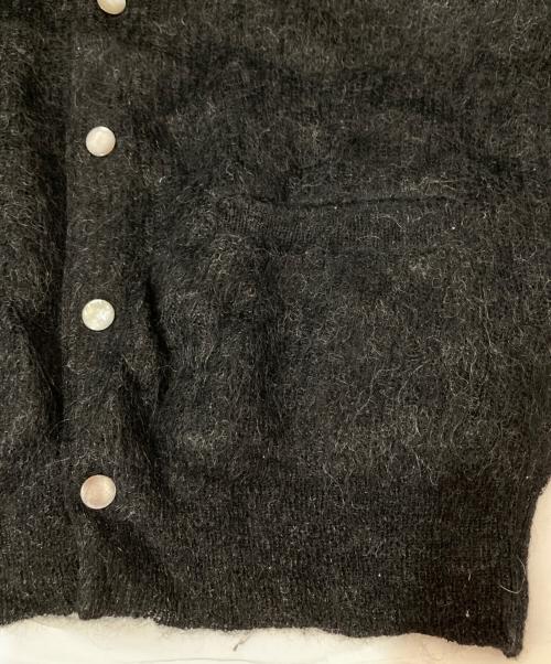 NUMBER (N)INE（ナンバーナイン）NUMBER (N)INE (ナンバーナイン) 05AW THE HIGH STREETS期 / アーカイブ ウールナイロンカーディガン ブラック サイズ:2の古着・服飾アイテム