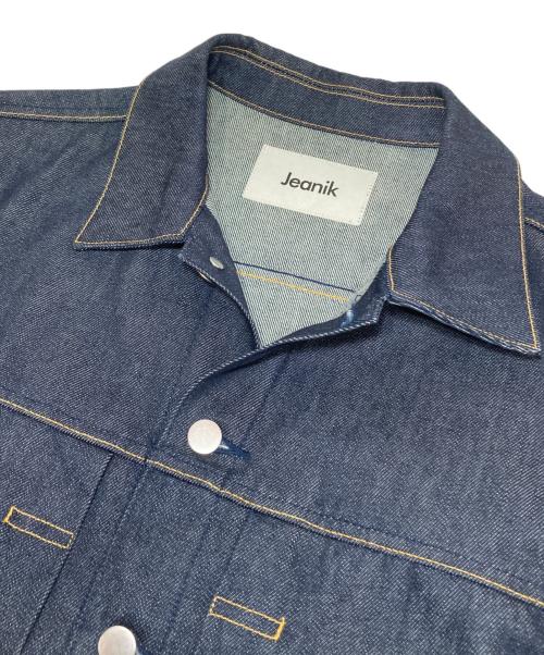 Jeanik（ジーニック）Jeanik (ジーニック) 2ndタイプ ワンウォッシュ デニムジャケット　JEANIK0102 インディゴ サイズ:Mの古着・服飾アイテム