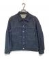 Jeanik（ジーニック）の古着「2ndタイプ ワンウォッシュ デニムジャケット　JEANIK0102」｜インディゴ