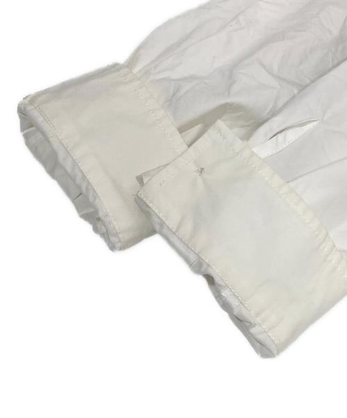 MM6 Maison Margiela（エムエムシックスメゾンマルジェラ）MM6 Maison Margiela (エムエムシックスメゾンマルジェラ) モトクロス ロゴ シャツドレス S52CT0609 S47294 ホワイト サイズ:Sの古着・服飾アイテム